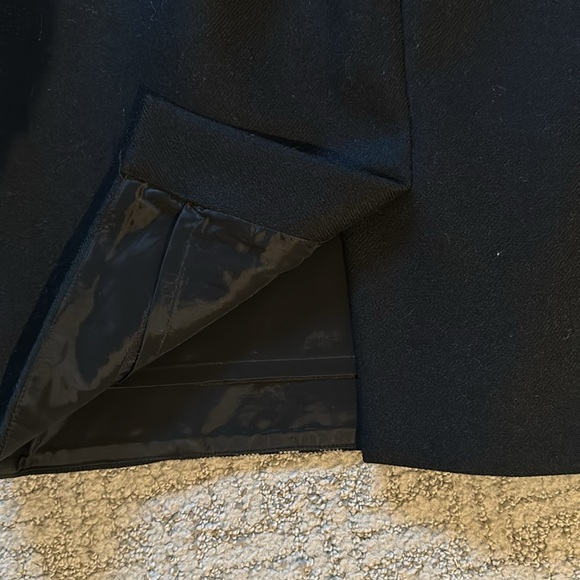 J. Crew dress with contrast front in wool blend black and Gray size 00 - Picture 6 of 11